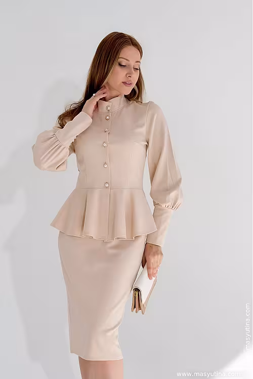 Костюм "Изящное искусство" беж new