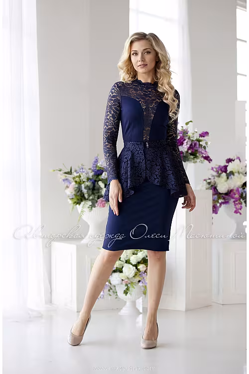 Платье "Dark blue"