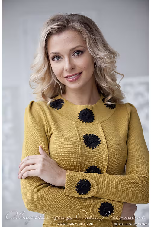 Платье "Golden oсhre"