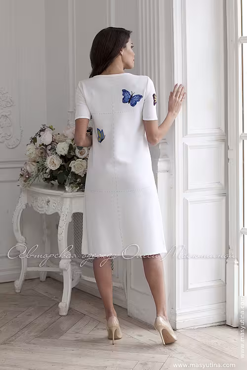 Платье "Яркие бабочки"