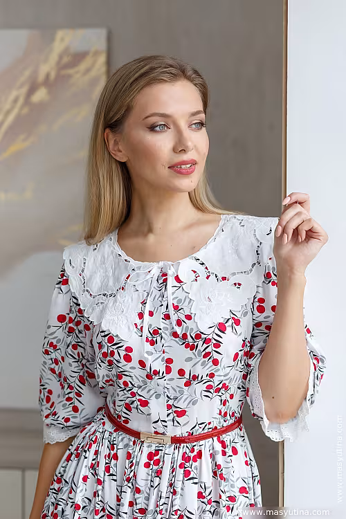 Платье "Красная ягодка"