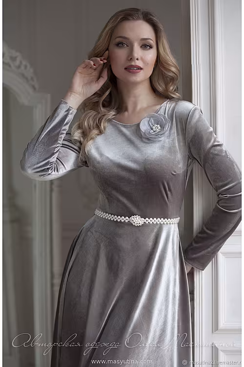 Платье "Серебряная луна"
